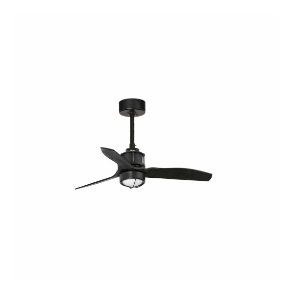 Lampa z wiatrakiem Faro 33424-10 JUST FAN XS LED Matt black fan DC81cm