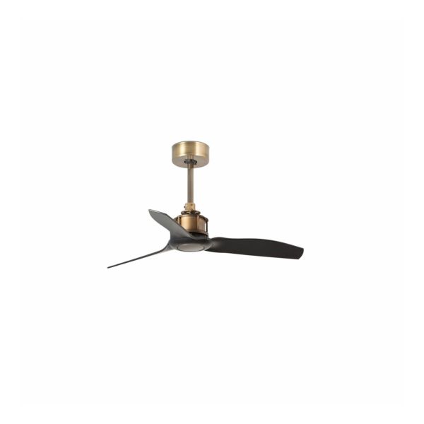 Стельовий вентилятор Faro 33429WW Just Fan S 810mm Gold Old 3 Blades Black Wiz