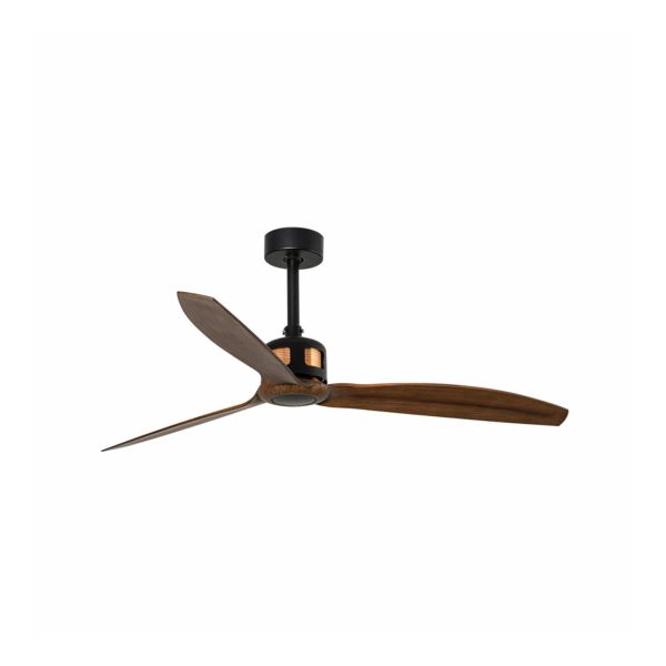 Стельовий вентилятор Faro 33451WW Copper Fan 1280mm Black Blades Wood Dark Wiz