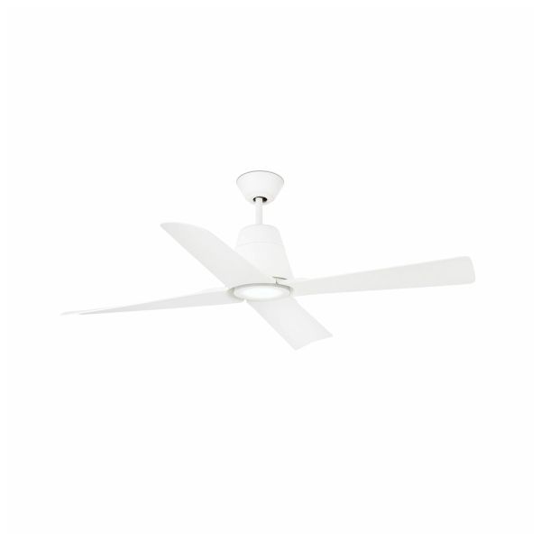 Люстра-вентилятор Faro 33480-14 TYPHOON M LED White fan with DC motor