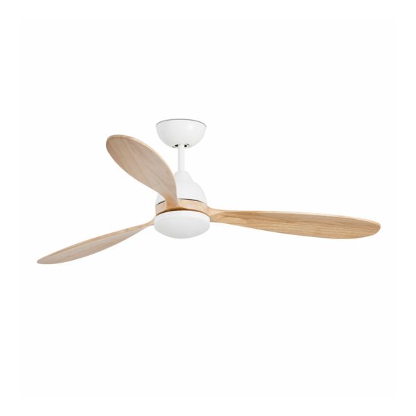 Люстра-вентилятор Faro 33524WT Poros 1320mm White 3 Blades 19W LED 2700K Tuya