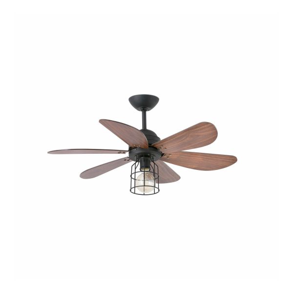 Lampa z wiatrakiem Faro 33703 CHICAGO S Black fan