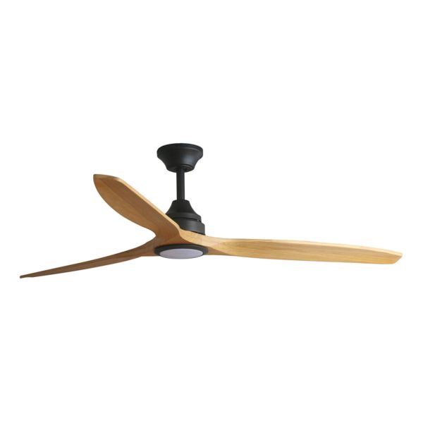 Люстра-вентилятор Faro 33719DCWW Alo DC 1520mm Black 3 Blades Wood 20W CCT Wiz