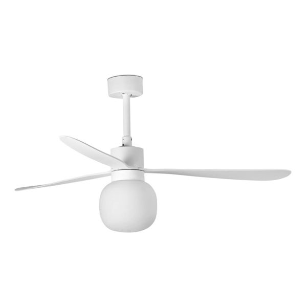 Люстра-вентилятор Faro 33760WT-25 Amelia 1320mm White 3 Blades Ball 20W 2700K Tuya