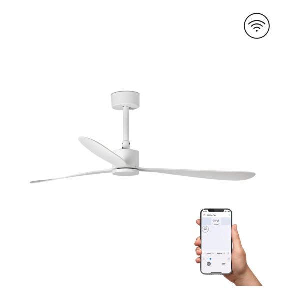 Wentylator sufitowy Faro 33760WW Amelia 1320mm White 3 Blades White Wiz