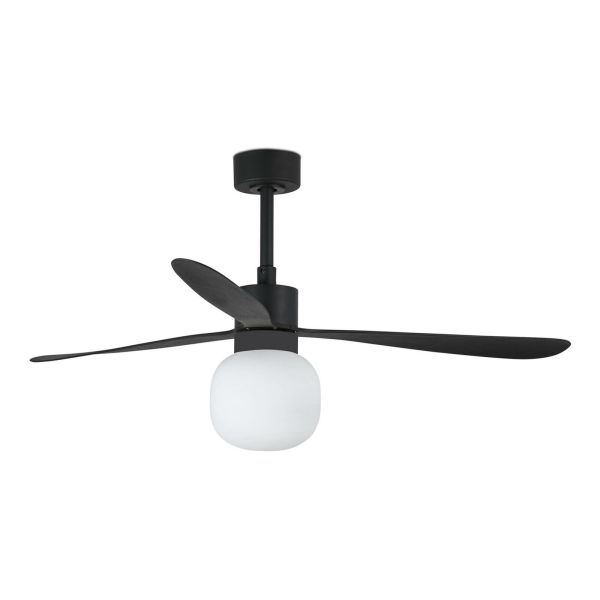 Lampa z wiatrakiem Faro 33761-26 AMELIA L BALL LED Black fan