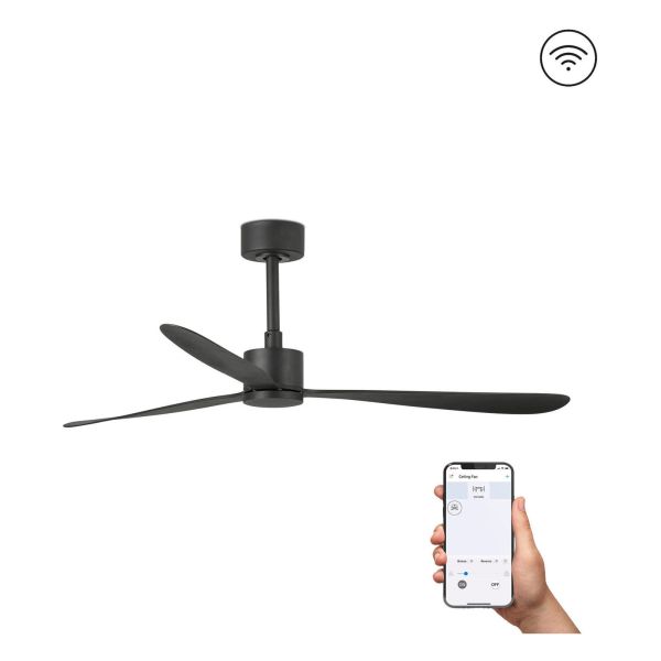 Стельовий вентилятор Faro 33761WP AMELIA L Black fan SMART