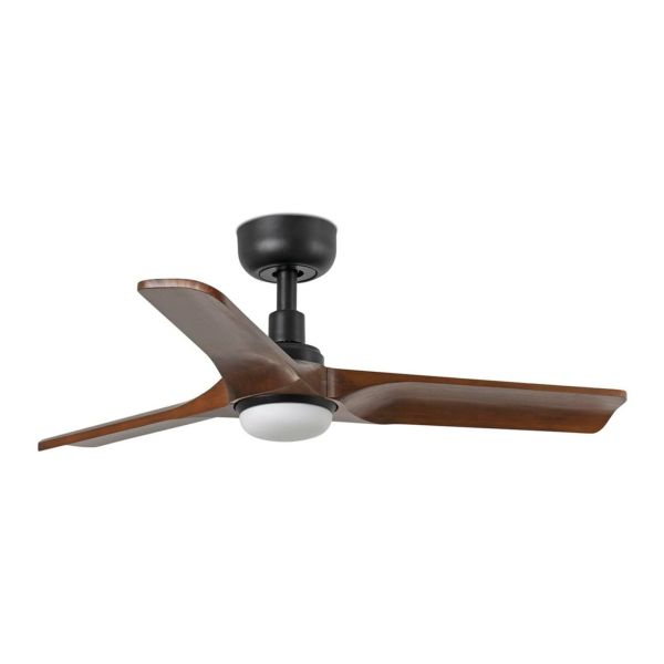 Lampa z wiatrakiem Faro 33806WT-1TW Heywood S 900 Black 3P Mad Dark LED 10W Tuya