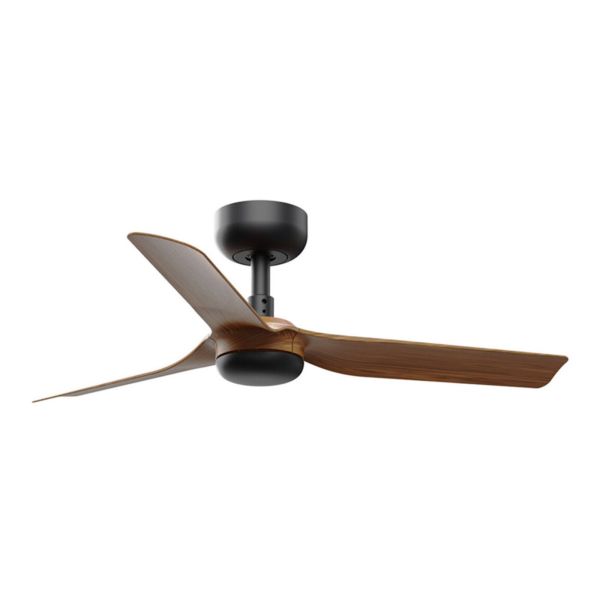 Стельовий вентилятор Faro 33823WW Mini Punt S 900mm Black 3 Blades Wood Dark Wiz