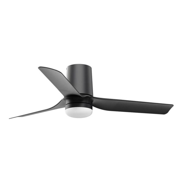 Люстра-вентилятор Faro 33834WT-1TW Mini Punt Tub S 900 Black 3 Pal Black 10W Tuya