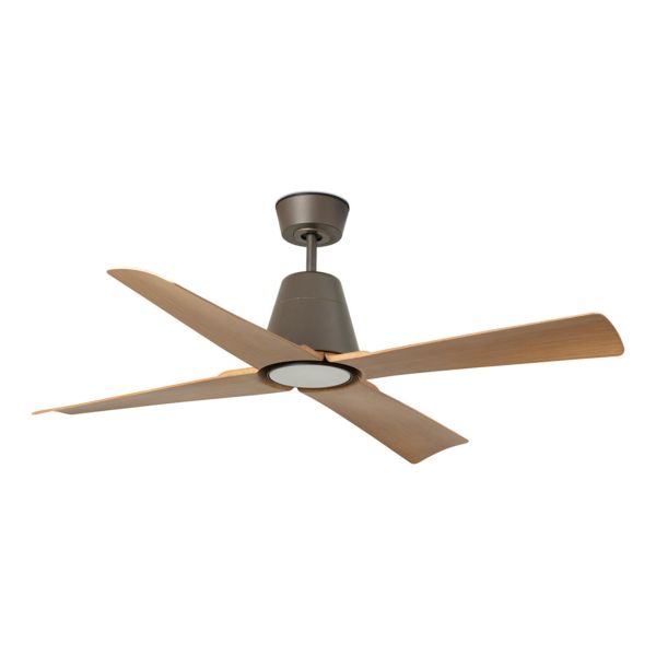 Люстра-вентилятор Faro 34106WW-130 Typhoon 1300mm Brown 4P Mad IP44 19W 3000K Wiz