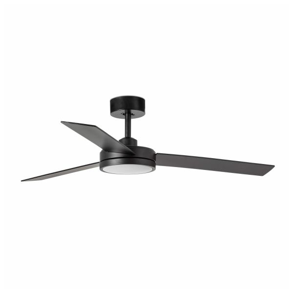 Lampa z wiatrakiem Faro 34261 BARTH L Black fan