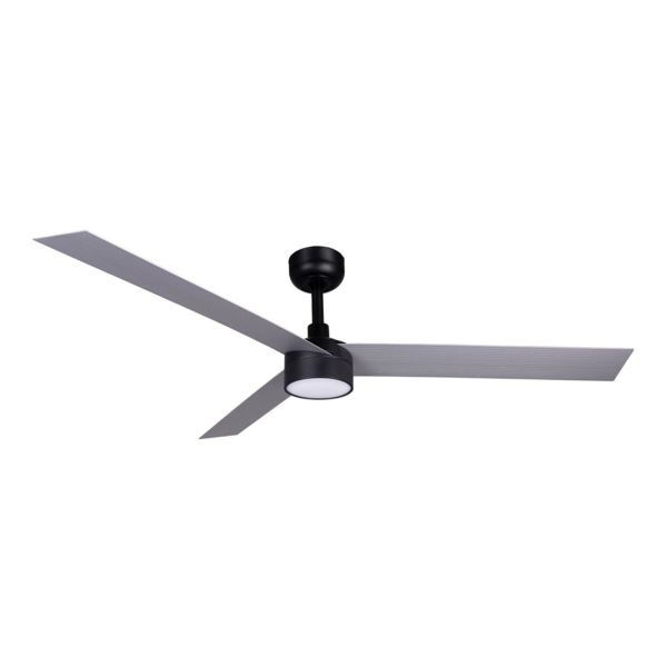 Люстра-вентилятор Faro 34287WW-1TW Cruiser XL 1600mm Black 3 Blades Alum 18W LED Wiz