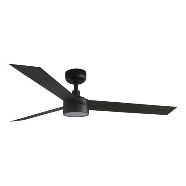 Люстра-вентилятор Faro 34291WT-1TW Cruiser L 1320mm Black 3 Blades 18W LED Dim Tuya