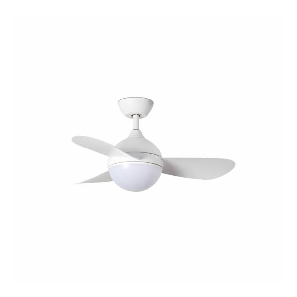 Люстра-вентилятор Faro 34300WW Hvar 970mm White 3 Blades 24W Wiz