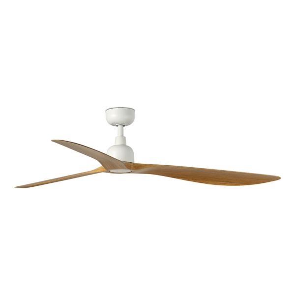Wentylator sufitowy Faro 34361WT Outwood L 1500mm White 3 Blades Oak IP44 Tuya