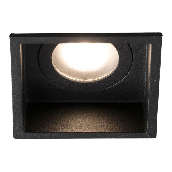 Точковий світильник Faro 40117 Hyde SQ Black square recessed lamp