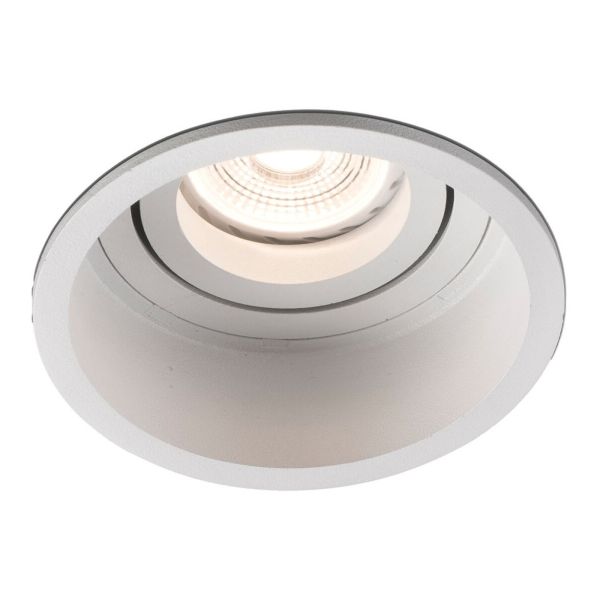 Oprawa punktówa Faro 40118 Hyde R White orientable round recessed lamp