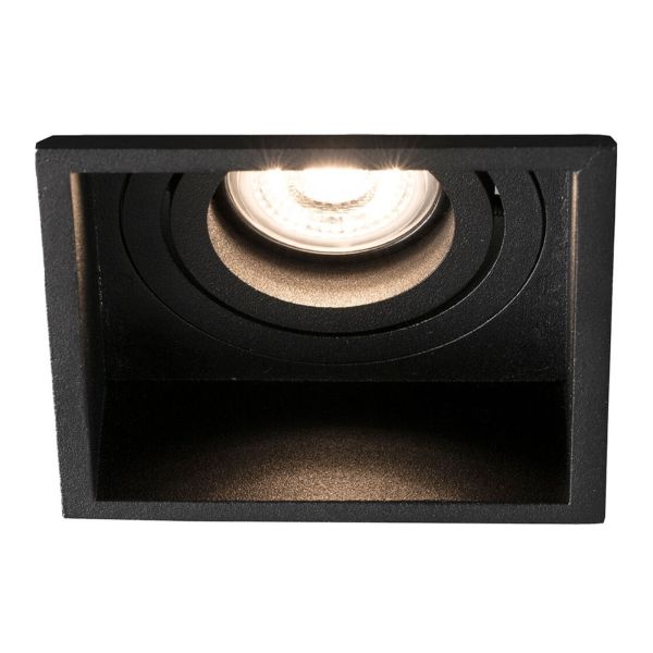 Oprawa punktówa Faro 40121 Hyde SQ Black orientable square recessed lamp