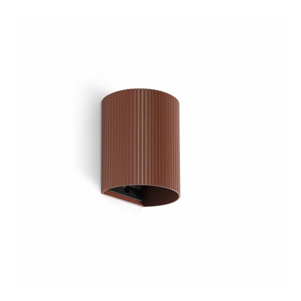 Настінний світильник Faro 40529 Sole Wall Light Round Terracotta Stribbed 1xgu10