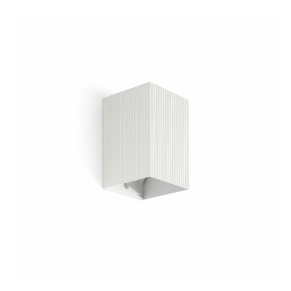 Lampa ścienna Faro 40534 Lune Strutted White Square Wall Light 1xgu10