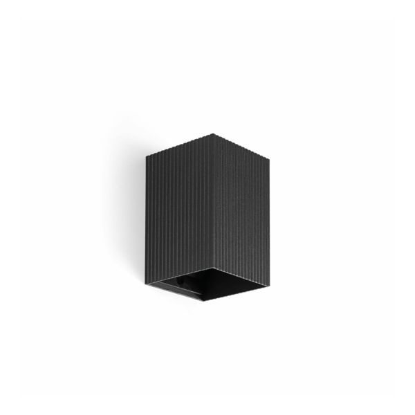 Lampa ścienna Faro 40535 Lune Wall Light Square Black Strutted 1xgu10