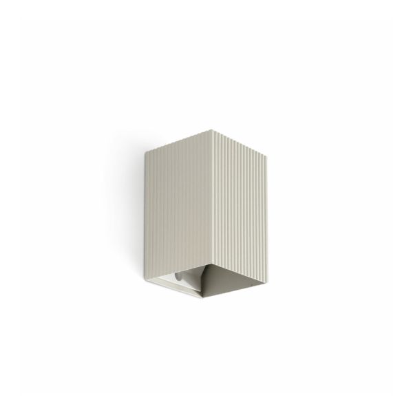 Lampa ścienna Faro 40536 Lune Wall Light Square Gray Strutted 1xgu10