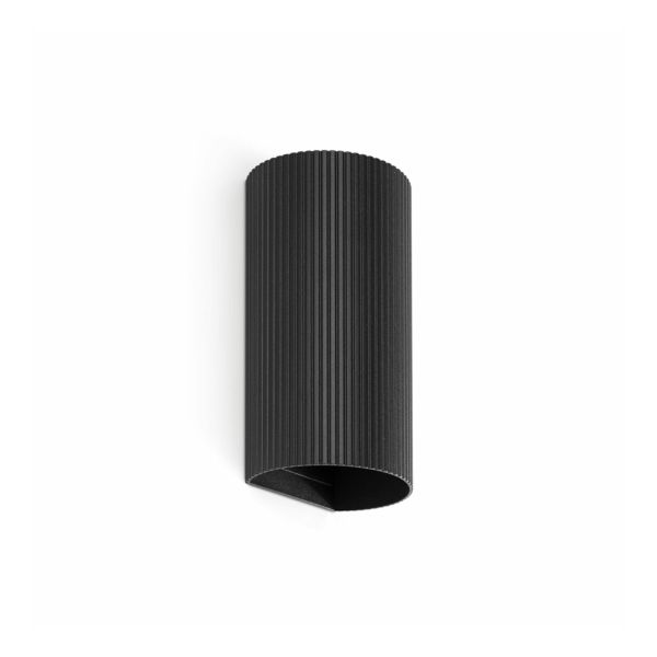 Настінний світильник Faro 40543 Sole Round Black Striped Wall Light 2xgu10