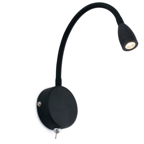 Бра Faro 41020 LOKE Black wall lamp