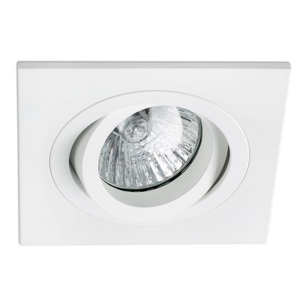 Точковий світильник Faro 43396 Radon SQ White recessed lamp