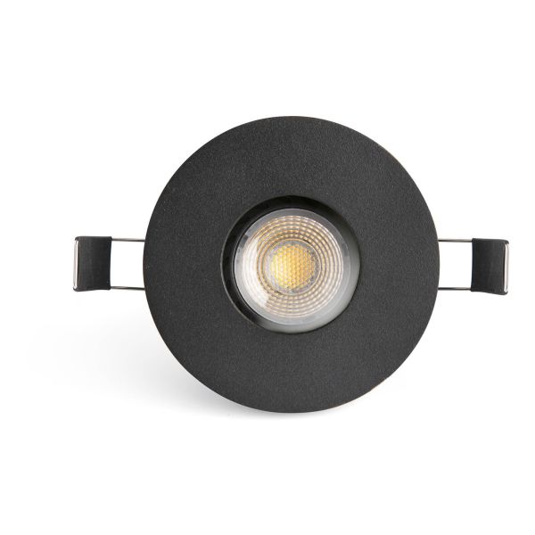 Oprawa punktówa Faro 43430 Niva Pinhole Fixed IP65 Black MR16 1xGU10
