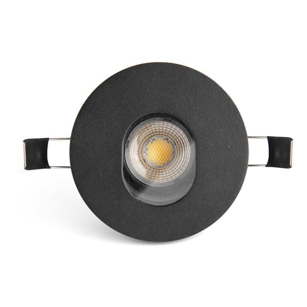 Oprawa punktówa Faro 43432 Niva Pinhole Directional IP65 Black MR16 1xGU10