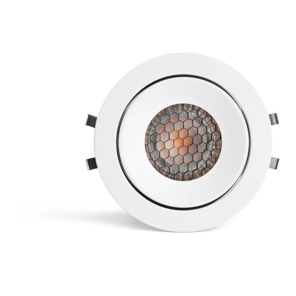Точковий світильник Faro 43905 Kivi Recessed Adjustable White 5W 3000K 36° IP4