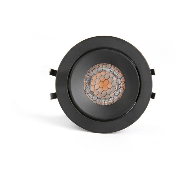 Точковий світильник Faro 43906 Kivi Recessed Adjustable Black 5W 3000K 36° IP4