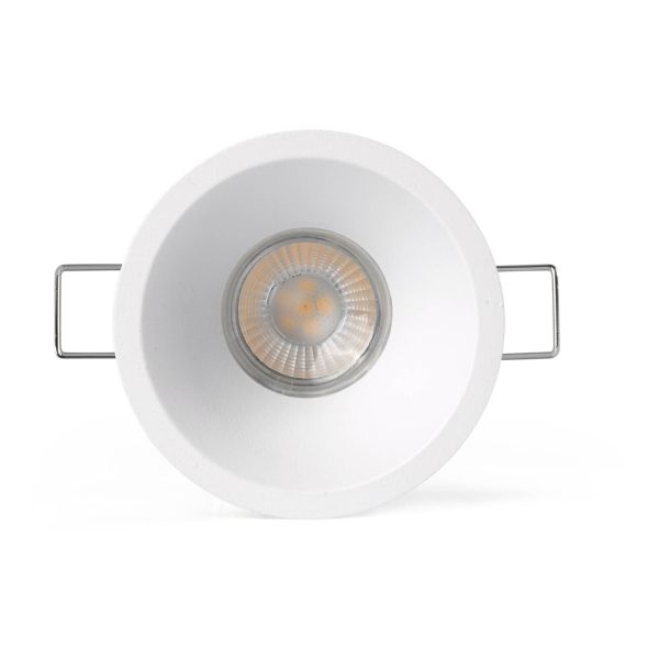 Oprawa punktówa Faro 44100 Flac IP20 Recessed White GU10 MR11