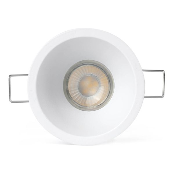 Oprawa punktówa Faro 44102 Flac IP65 Recessed White GU10 MR11