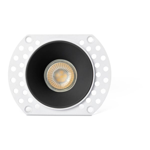 Oprawa punktówa Faro 44105 Flac Trimless IP20 Recessed Black GU10 MR11