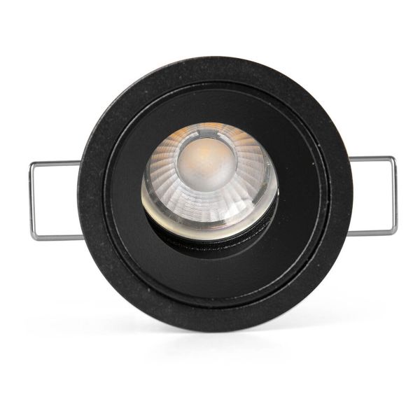Точковий світильник Faro 44109 Adjustable Flic Recessed Black GU10 MR11
