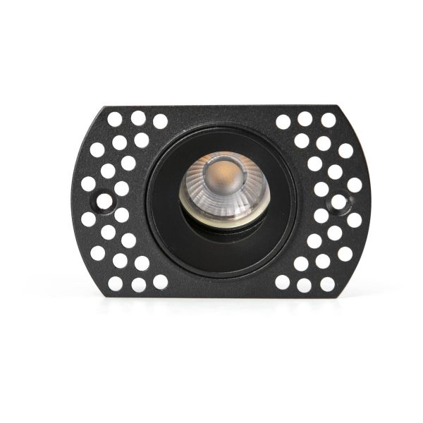 Точковий світильник Faro 44111 Adjustable Flic Trim. Recessed Black GU10 MR11