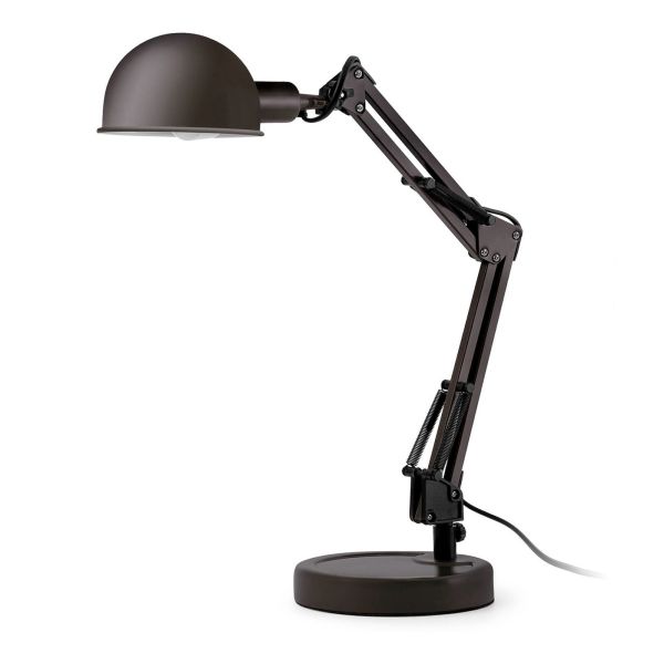 Lampa stołowa Faro 51909 BAOBAB Black office reading lamp