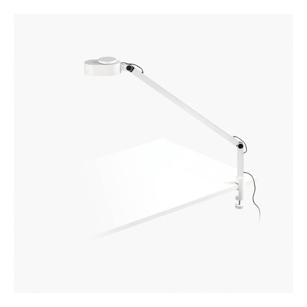 Lampa stołowa Faro 57315 INVITING White clip lamp