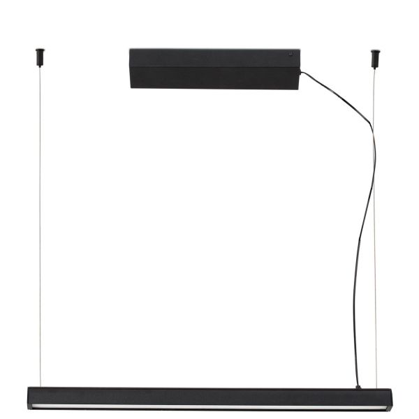 Lampa wisząca Faro 61101 VICO 600 Black pendant lamp with surface canopy