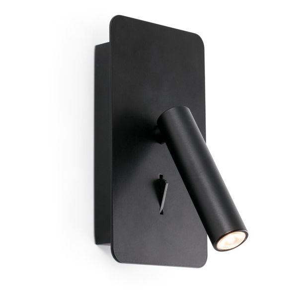 Spot Faro 62118 SUAU Black wall lamp