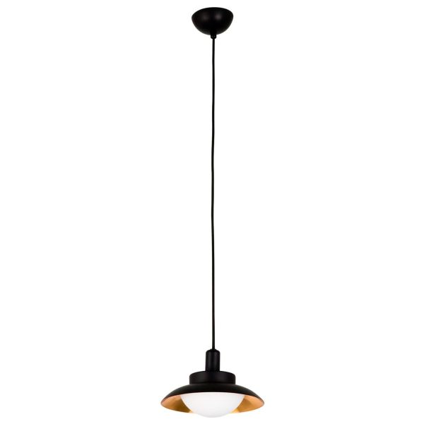 Lampa wisząca Faro 62139 SIDE 200 Black/copper pendant lamp G9