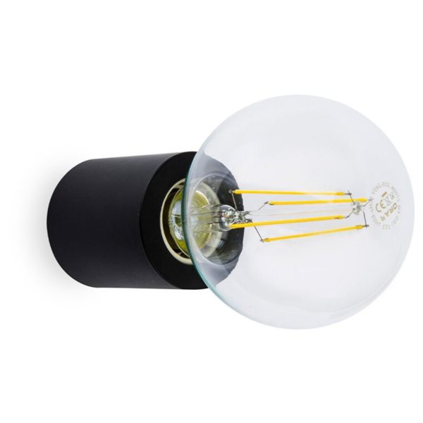 Oprawa punktówa Faro 62151 TEN 70 Matt black wall lamp