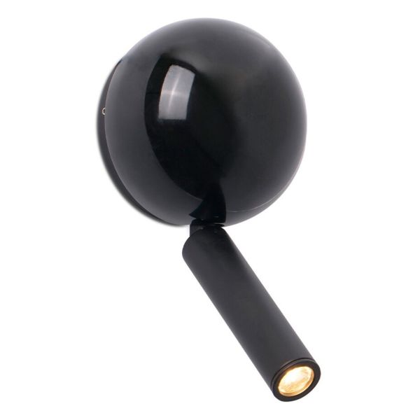 Spot Faro 62351 Press Black wall lamp reader