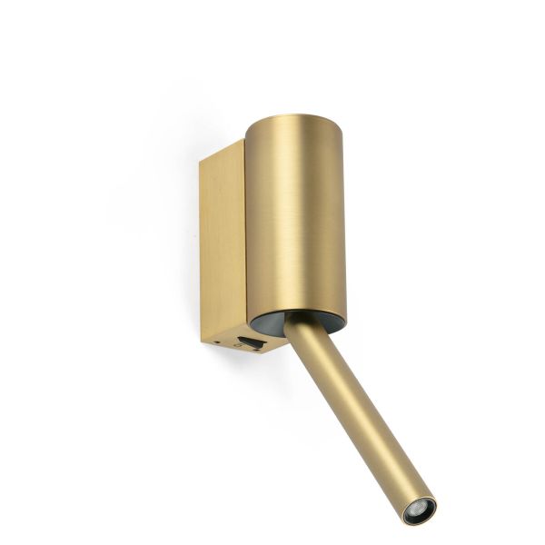 Kinkiet Faro 62732 Dante Lector Oro Satinado Led 3W 2700K