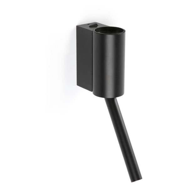 Kinkiet Faro 62735 Dante Wall Lamp Black 5W Con Lector Led 3W 2700K