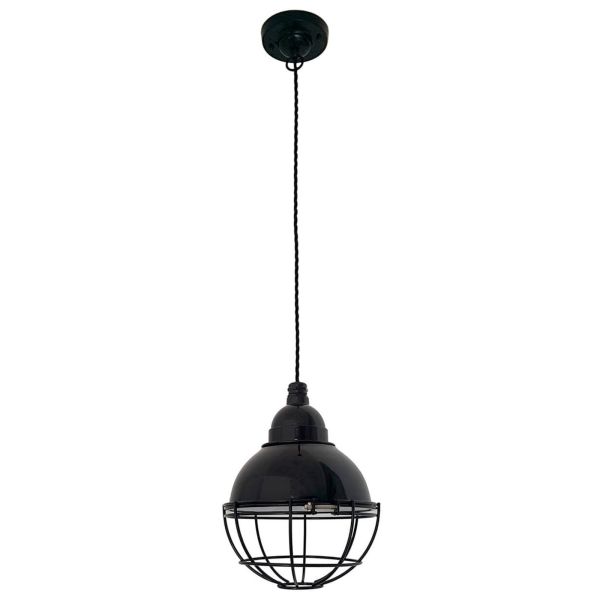 Lampa wisząca Faro 62802 CLAIRE Black pendant lamp