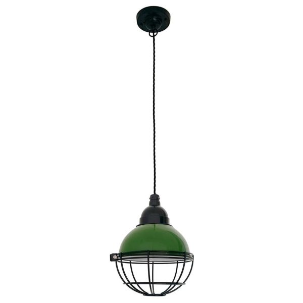 Lampa wisząca Faro 62803 CLAIRE Green pendant lamp